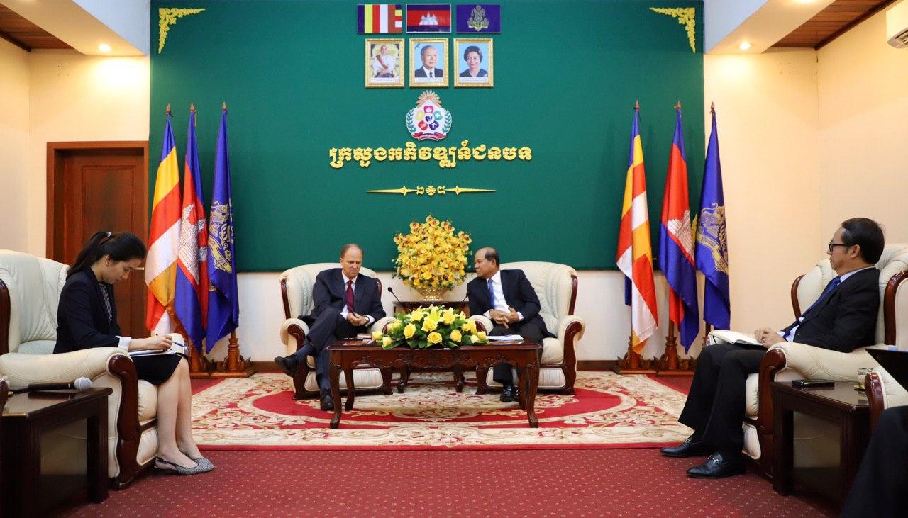 ឯកឧត្ដមបណ្ឌិត អ៊ុក រ៉ាប៊ុន ទទួលជួបឯកអគ្គរដ្ឋទូតថ្មីនៃសាធារណរដ្ឋសហព័ន្ធអាល្លឺម៉ង់ប្រចាំកម្ពុជា