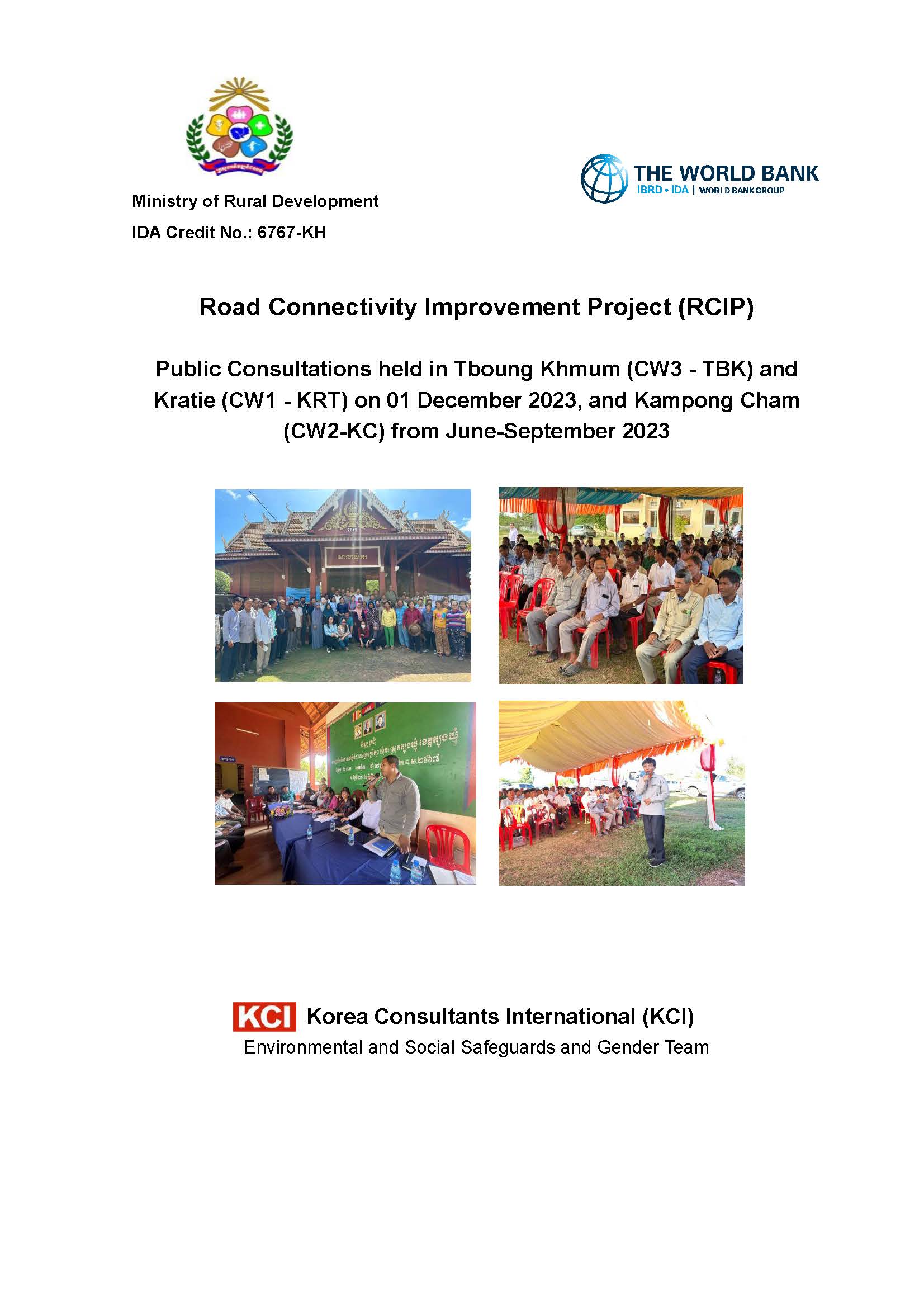 Road Connectivity Improvement Project (RCIP)