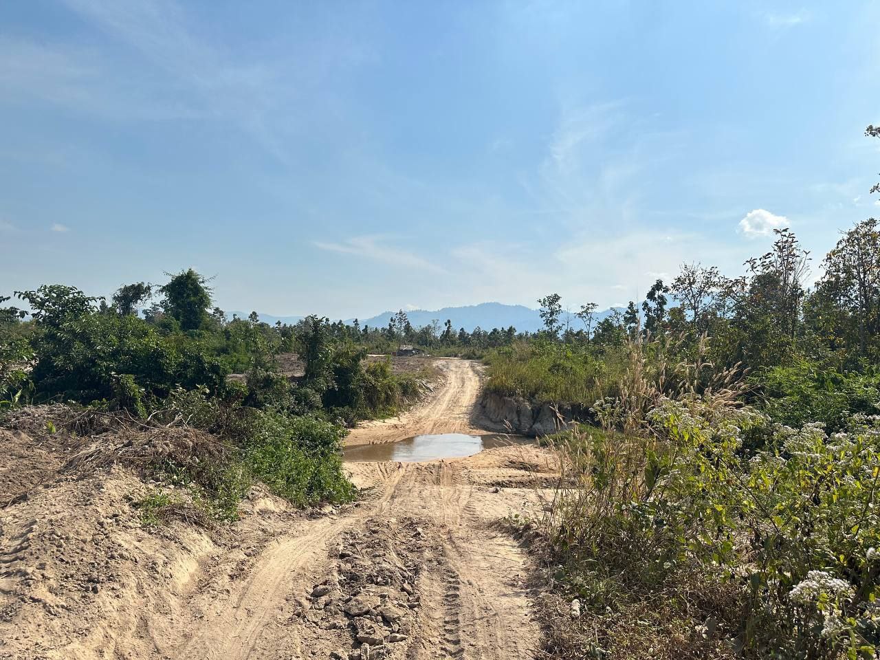 ប្រធានមន្ទីរអភិវឌ្ឍន៍ជនបទខេត្តពោធិ៍សាត់ ចុះពិនិត្យផ្លូវជនបទ នៅតំបន់ដីសម្បទានសង្គមកិច្ច ប៊ុនរ៉ានីសែន ជ័យ ស្រុកភ្នំក្រវាញ ខេត្តពោធិ៍សាត់ 4 photo 2024 01 09 15 16 27 2