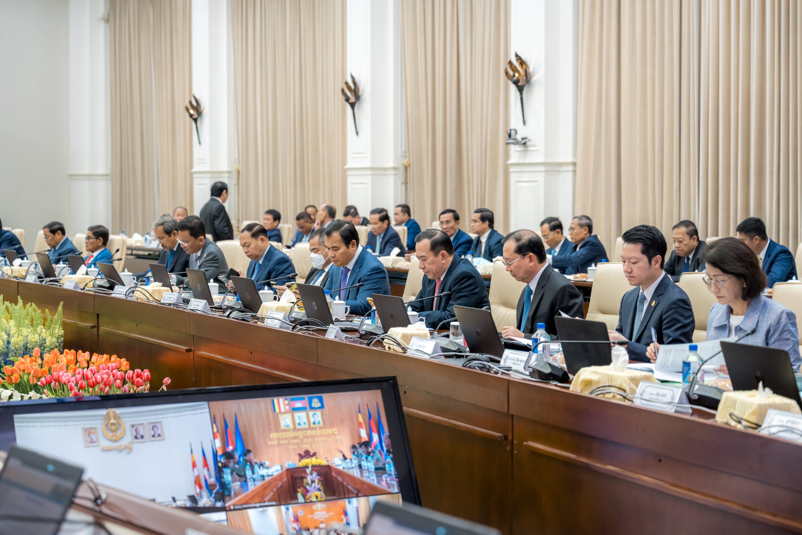 ឯកឧត្តម ឆាយ ឫទ្ធីសែន រដ្ឋមន្ត្រីក្រសួងអភិវឌ្ឍន៍ជនបទ អញ្ជើញចូលរួមកិច្ចប្រជុំពេញអង្គគណៈរដ្ឋមន្ត្រី នៅវិមានសន្តិភាព 5 5 1 scaled