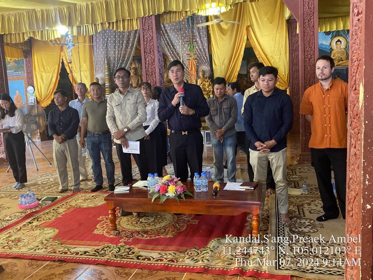 មន្ទីរអភិវឌ្ឍន៍ជនបទខេត្តកណ្តាល បានរៀបចំកិច្ចប្រជុំផ្សព្វផ្សាយ និងប្រមូលទិន្នន័យពាក់ព័ន្ធផលប៉ះពាល់ បរិស្ថាន និងសង្គម នៅខេត្តកណ្ដាល 3 photo 2024 03 07 13 22 08