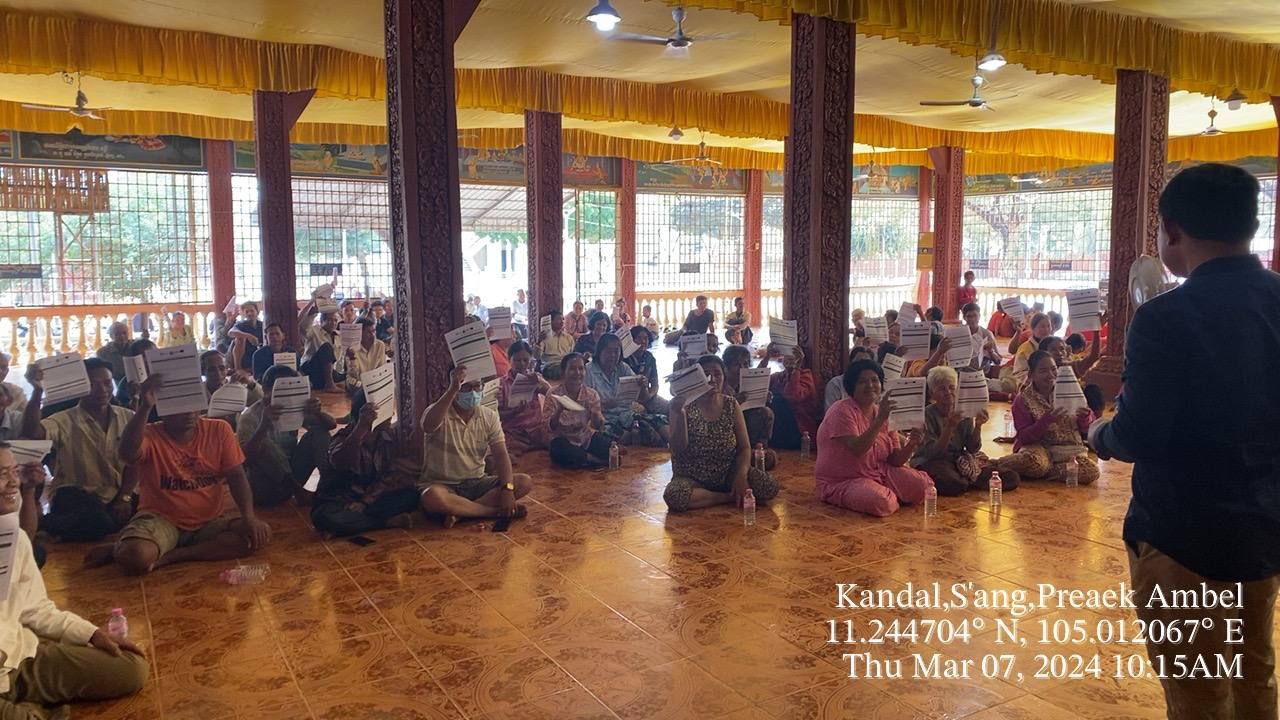 មន្ទីរអភិវឌ្ឍន៍ជនបទខេត្តកណ្តាល បានរៀបចំកិច្ចប្រជុំផ្សព្វផ្សាយ និងប្រមូលទិន្នន័យពាក់ព័ន្ធផលប៉ះពាល់ បរិស្ថាន និងសង្គម នៅខេត្តកណ្ដាល 4 photo 2024 03 07 13 22 09 2