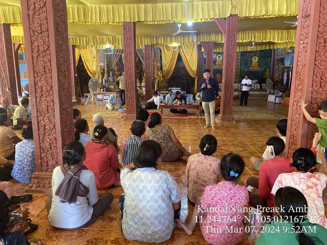 មន្ទីរអភិវឌ្ឍន៍ជនបទខេត្តកណ្តាល បានរៀបចំកិច្ចប្រជុំផ្សព្វផ្សាយ និងប្រមូលទិន្នន័យពាក់ព័ន្ធផលប៉ះពាល់ បរិស្ថាន និងសង្គម នៅខេត្តកណ្ដាល 5 photo 2024 03 07 13 22 09