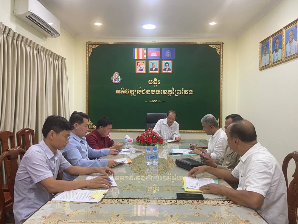 ឯកឧត្តម ហួត សារឹម អញ្ជើញចុះពិនិត្យការងារ និងសម្ភារៈនៅតាមមន្ទីរអភិវឌ្ឍន៍ជនបទខេត្ត 2 photo 2024 06 26 14 36 15