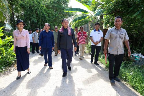 ភូមិសំរុងក្រោម ដែលគ្រោងដាក់ជាភូមិគំរូ