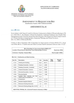 Amendment No. 1 DRM2 RW02 as issued Page 1
