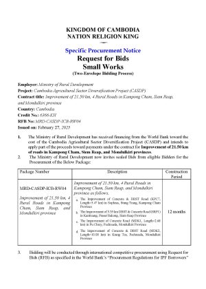 Request for Bid RW04 CASDP Page 1 1