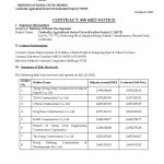 Contract Award Notice RW05 Page 1