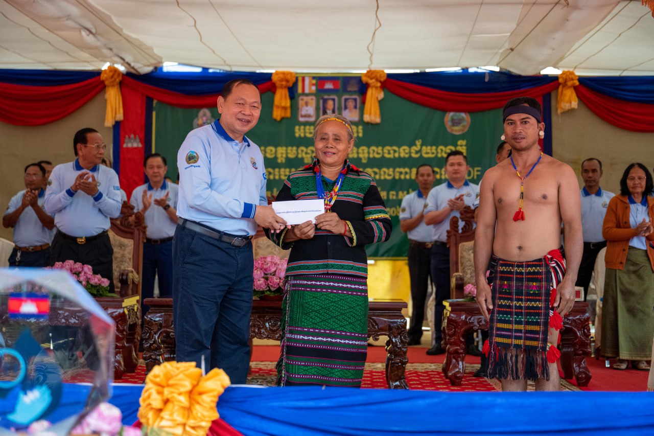 ពីធីប្រកាសខេត្តមណ្ឌលគិរី ជាខេត្តទី២៣ ទទួលបានជ័យលាភីបញ្ចប់ការបន្ទោបង់ពាសវាលពាសកាល (ODF)