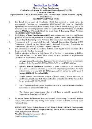 Invitation for Bids.doc RW06 Page 1