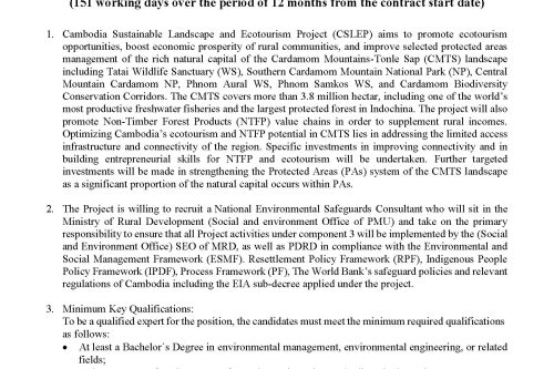 1 REOI for Environmental Safeguard Page 1