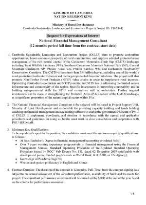 2 REOI for Financial Management Consultant Page 1