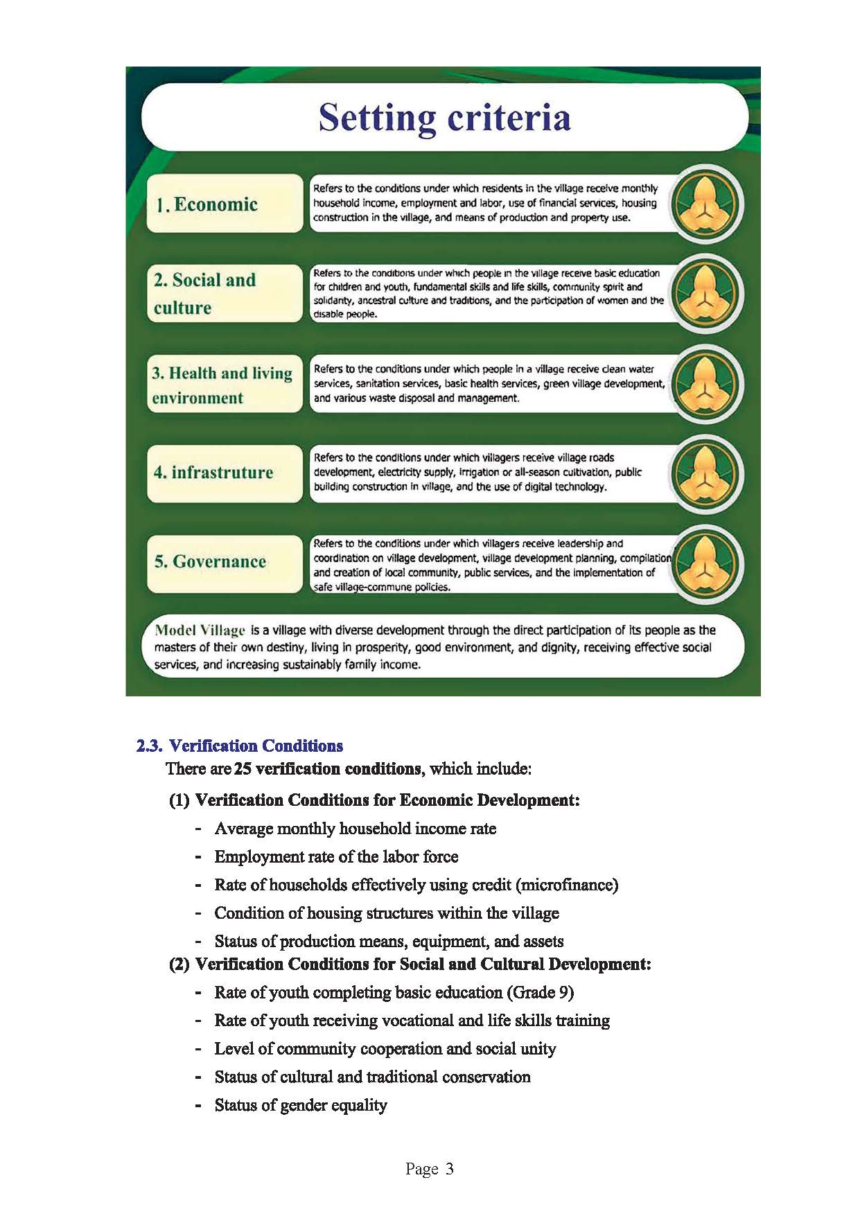 Guidebook on The Development of Model Village Page 07