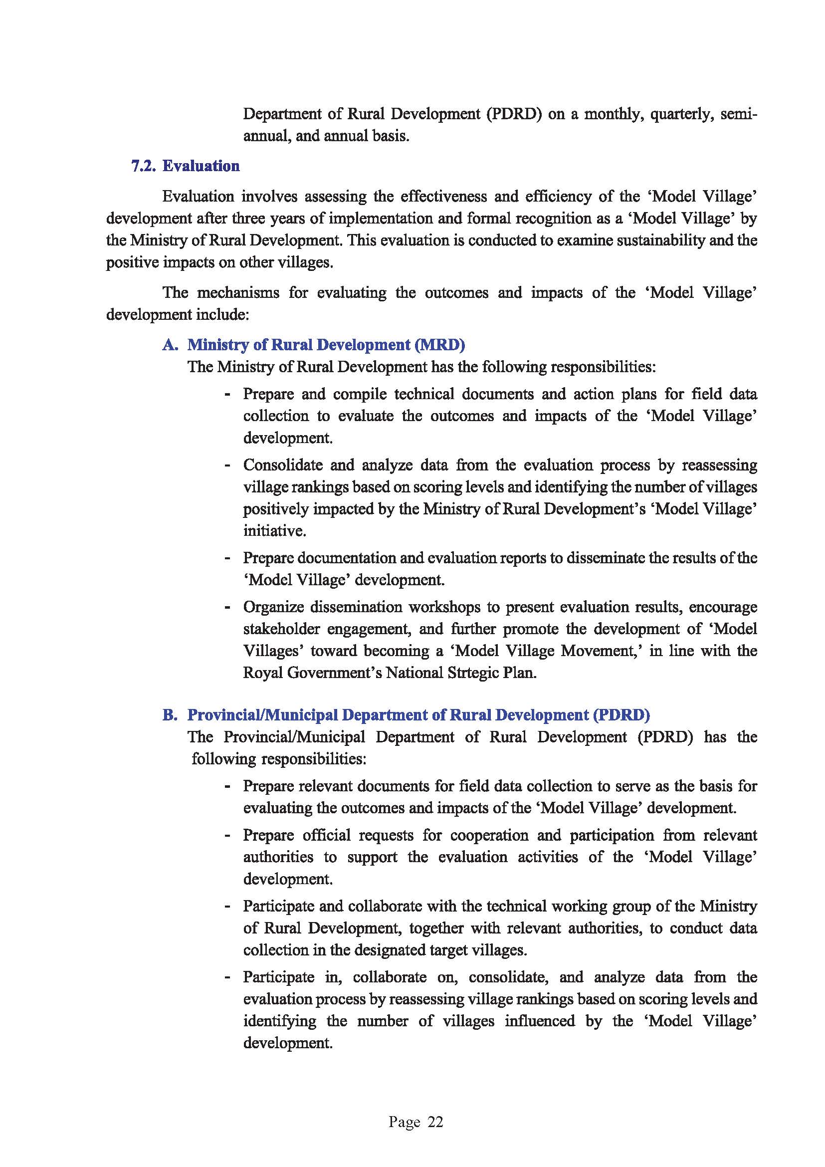 Guidebook on The Development of Model Village Page 26