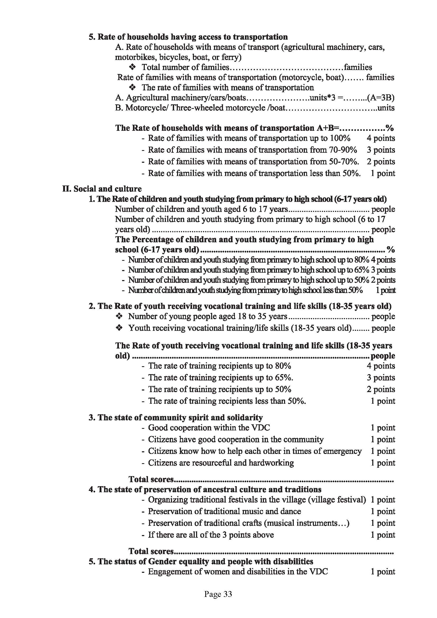 Guidebook on The Development of Model Village Page 37