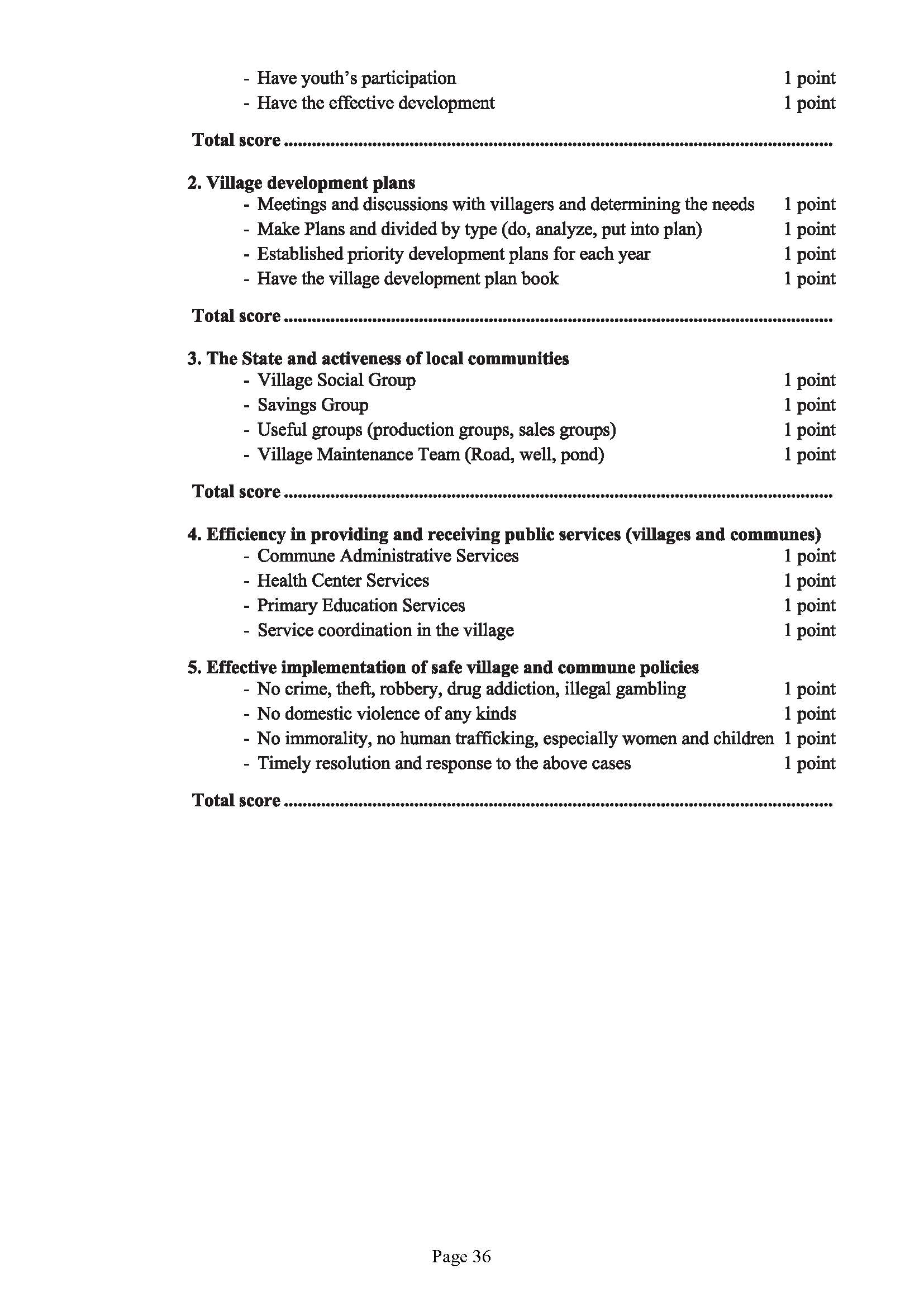 Guidebook on The Development of Model Village Page 40