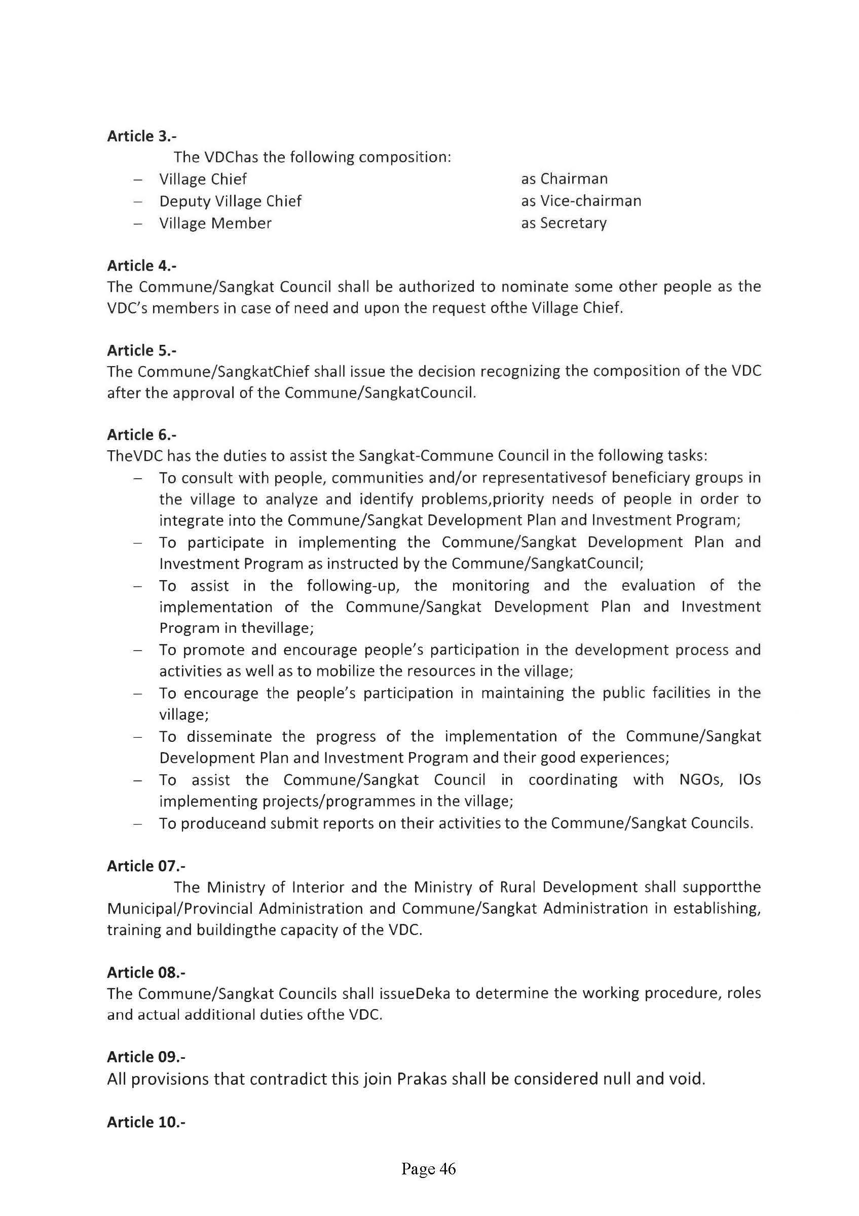 Guidebook on The Development of Model Village Page 50