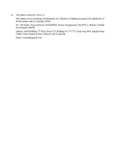Invitation Advertisement for Bid CW 09 Page 3